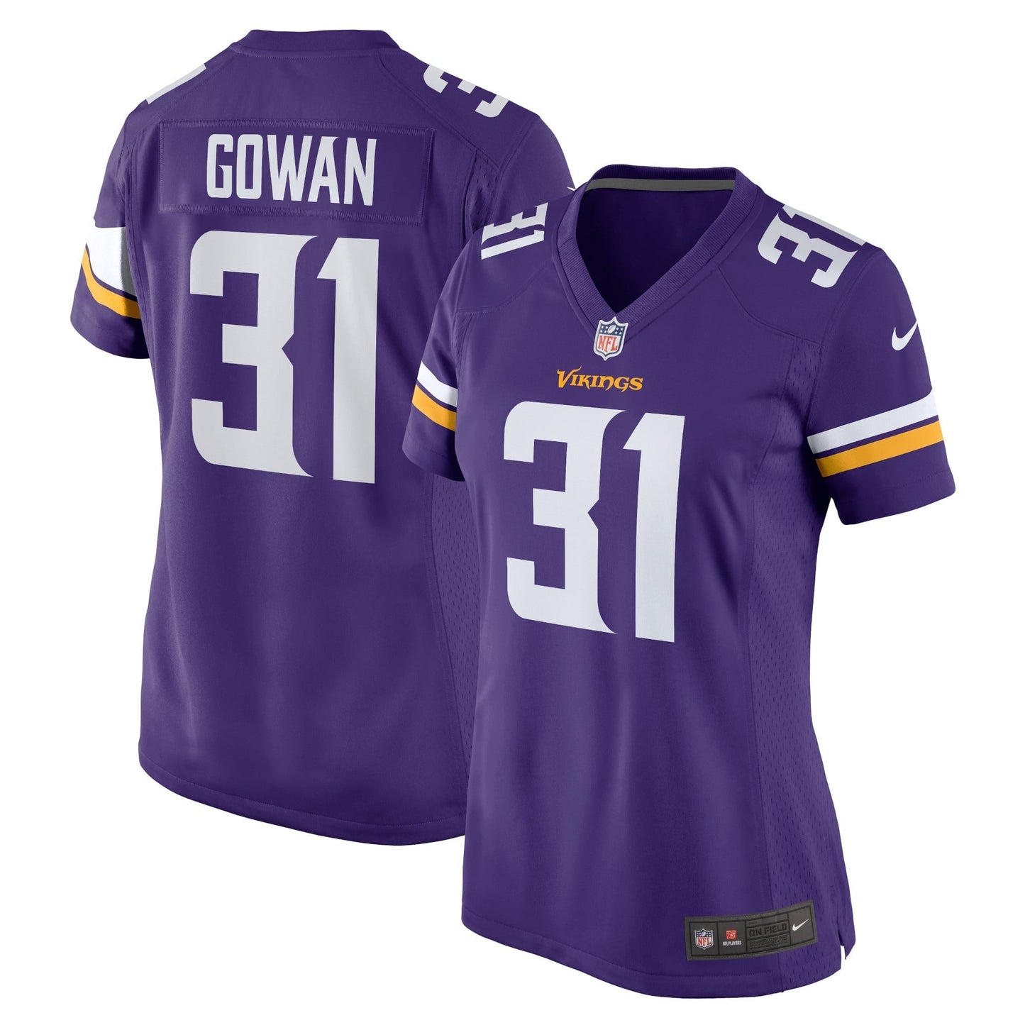 Women's Nike Tay Gowan Purple Minnesota Vikings Home Game Player Jersey