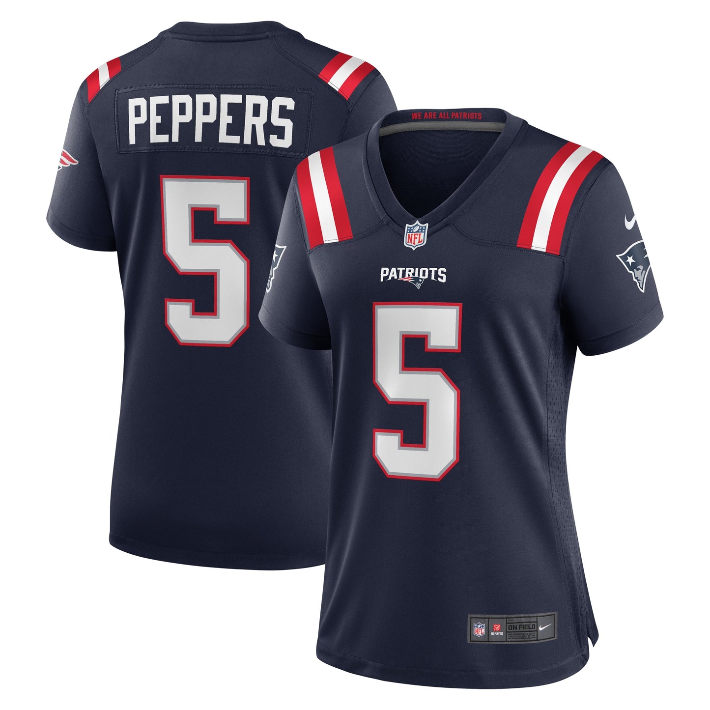 Jabrill Peppers New England Patriots Nike Women's Game Player Jersey - Navy