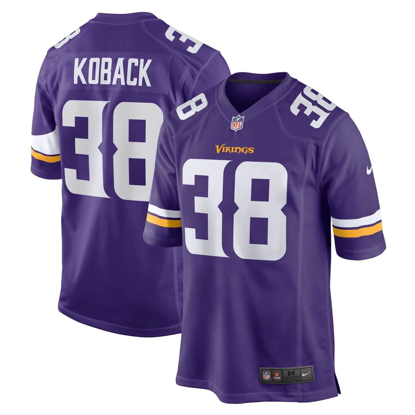 Men's Nike Bryant Koback Purple Minnesota Vikings Home Game Player Jersey