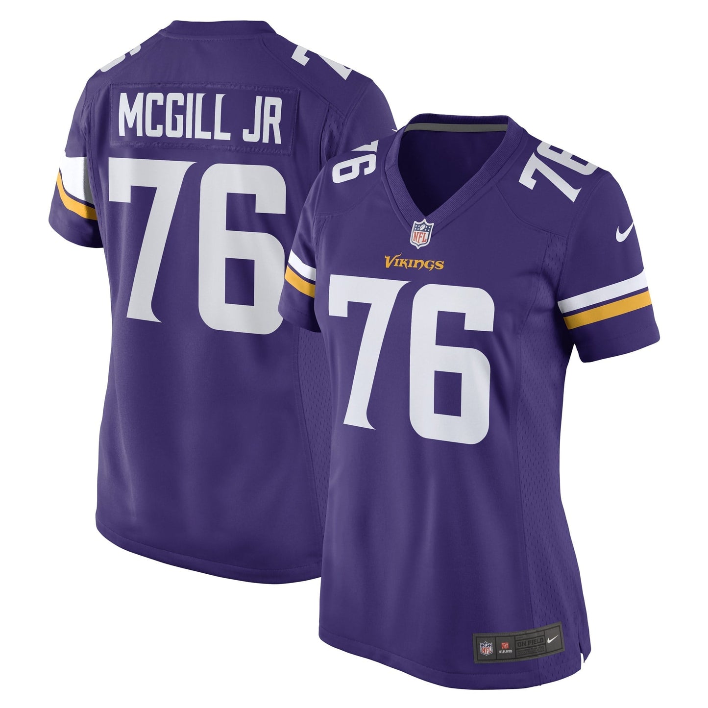 Women's Nike T.Y. McGill Jr. Purple Minnesota Vikings Game Player Jersey