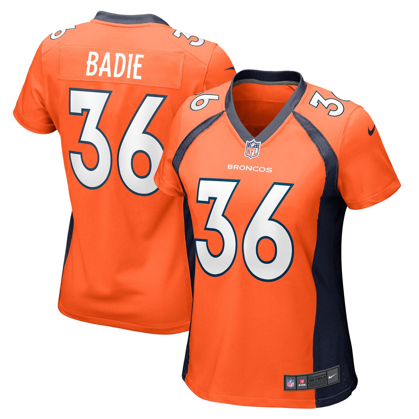 Tyler Badie Denver Broncos Nike Women's Team Game Jersey -  Orange