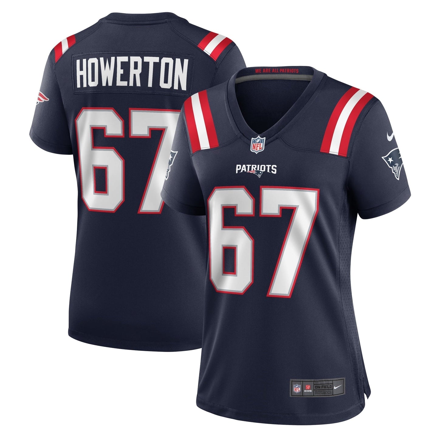 Women's Nike Hayden Howerton Navy New England Patriots Home Game Player Jersey