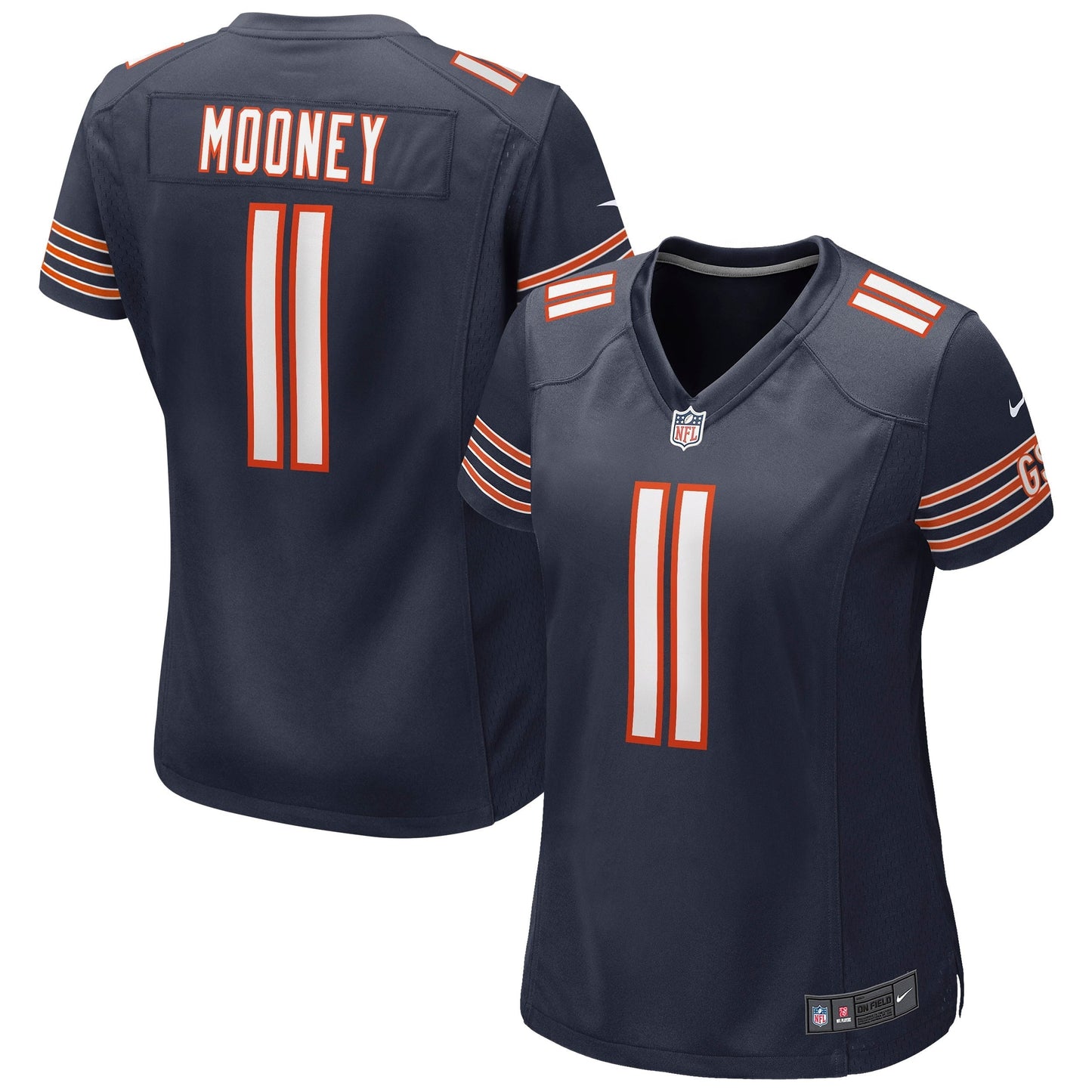 Women's Nike Darnell Mooney Navy Chicago Bears Game Jersey
