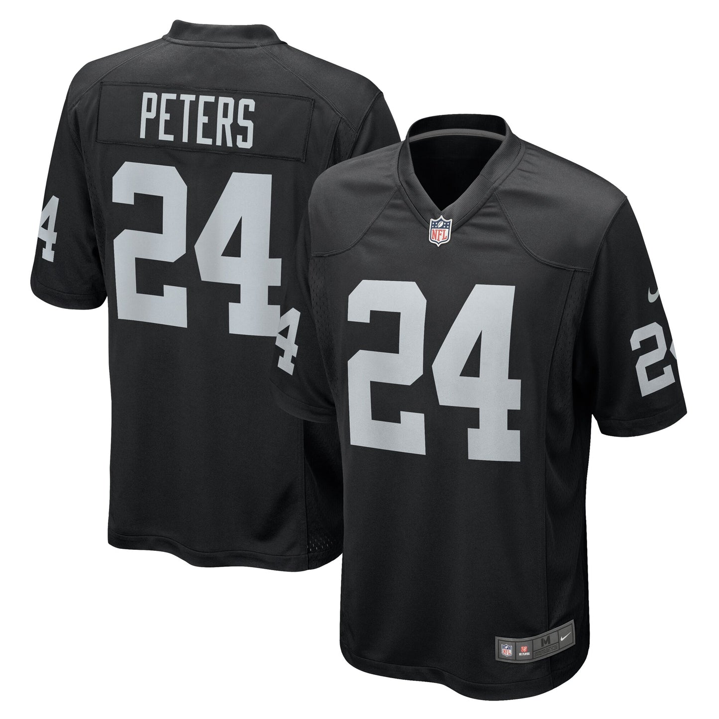 Marcus Peters Las Vegas Raiders Nike Team Game Jersey -  Black