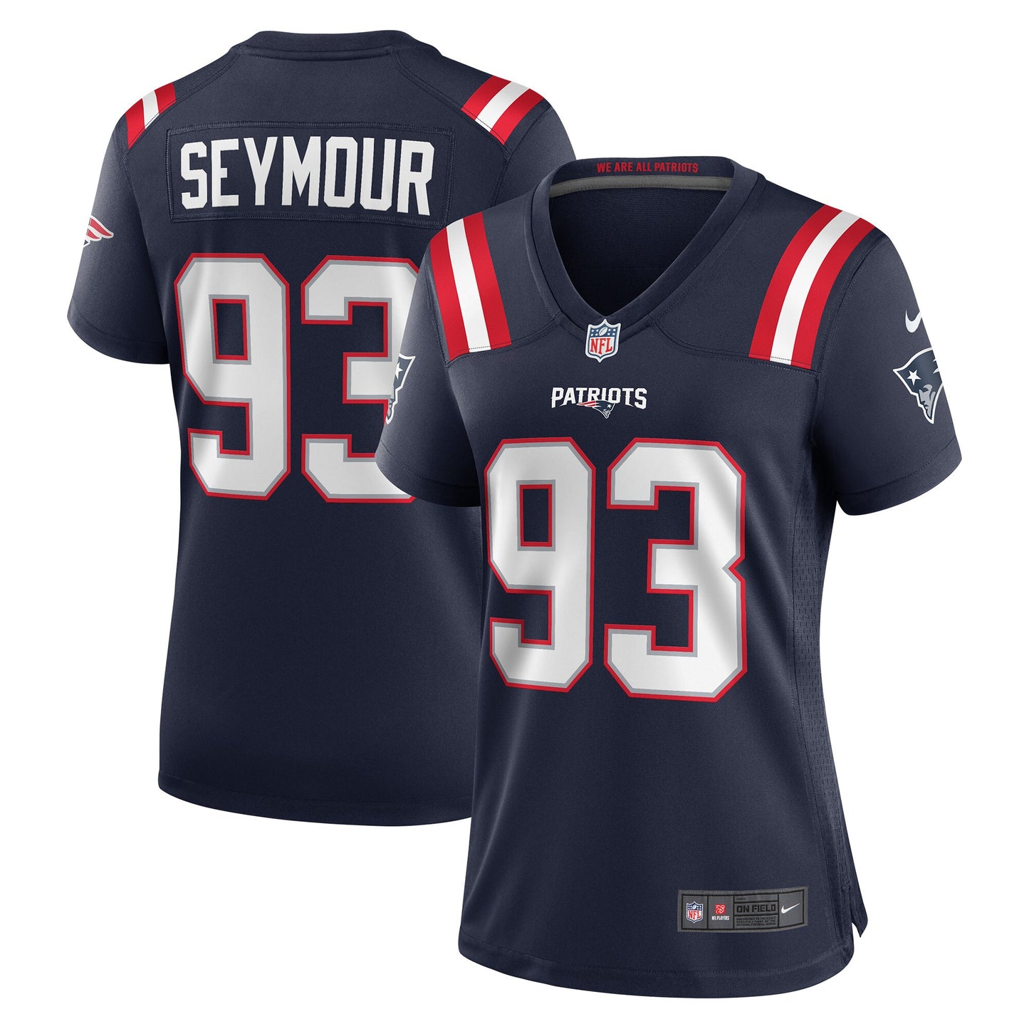 Richard Seymour New England Patriots Nike Women's Retired Player Game Jersey - Navy