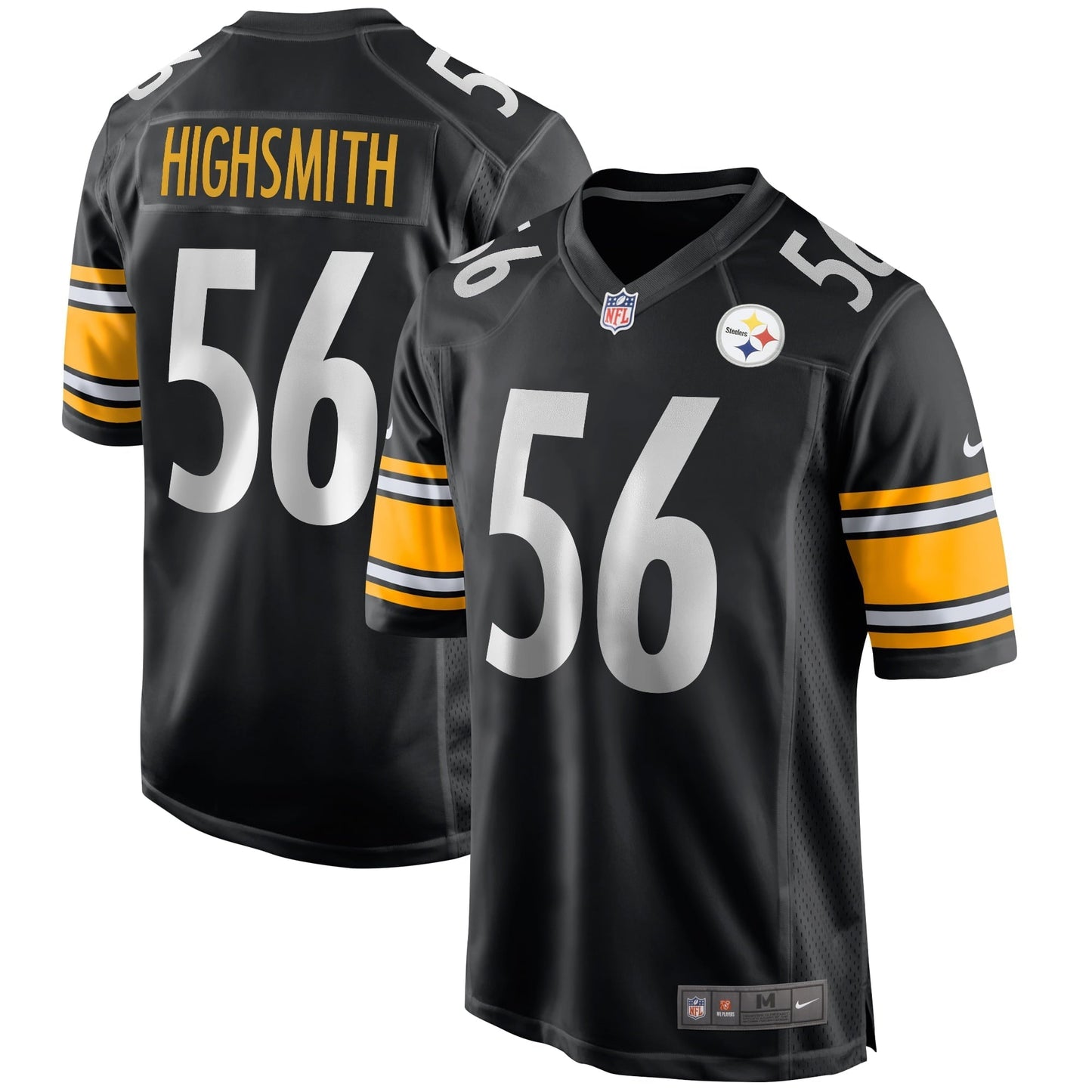 Men's Nike Alex Highsmith Black Pittsburgh Steelers Game Jersey
