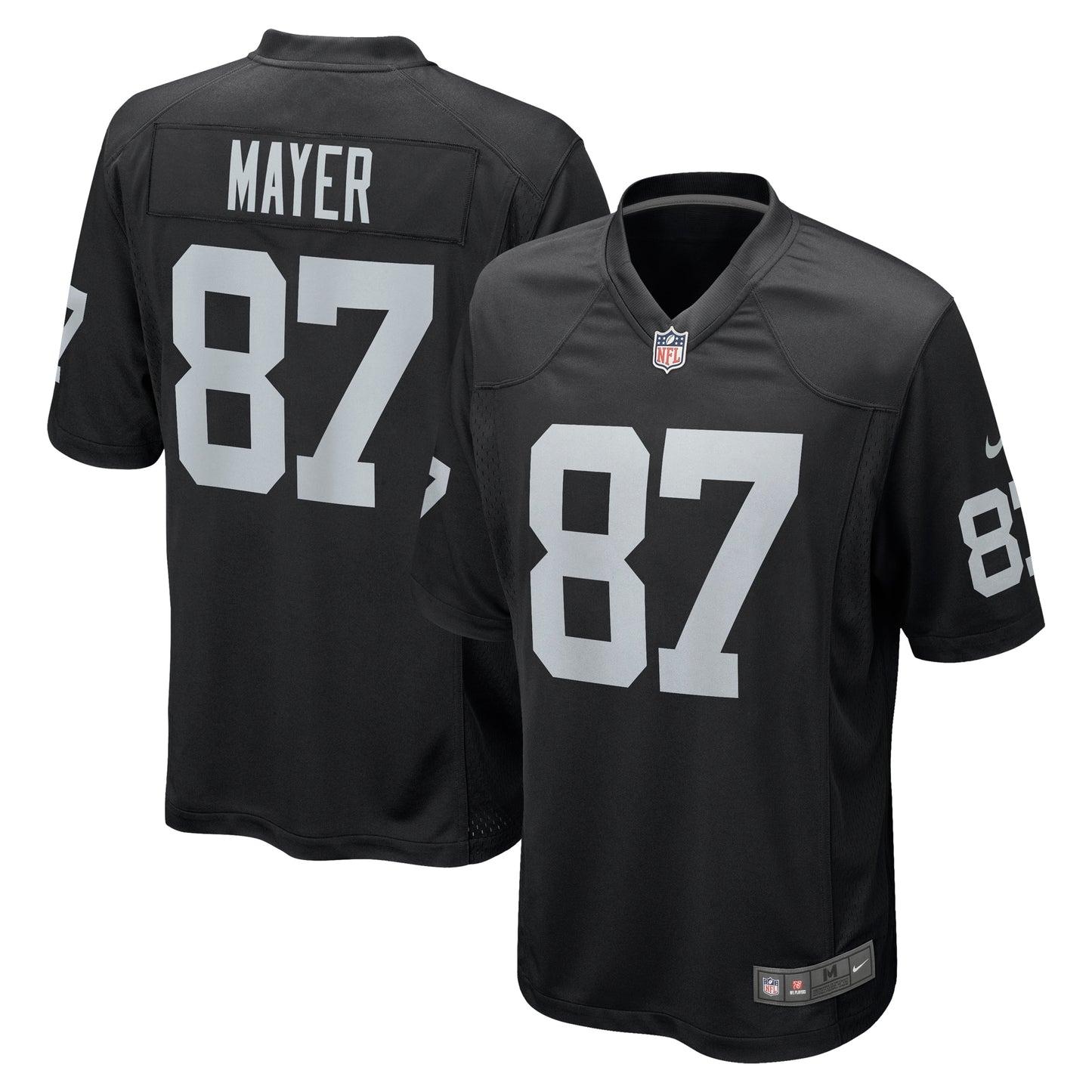 Michael Mayer Las Vegas Raiders Nike 2023 NFL Draft Pick Game Jersey - Black