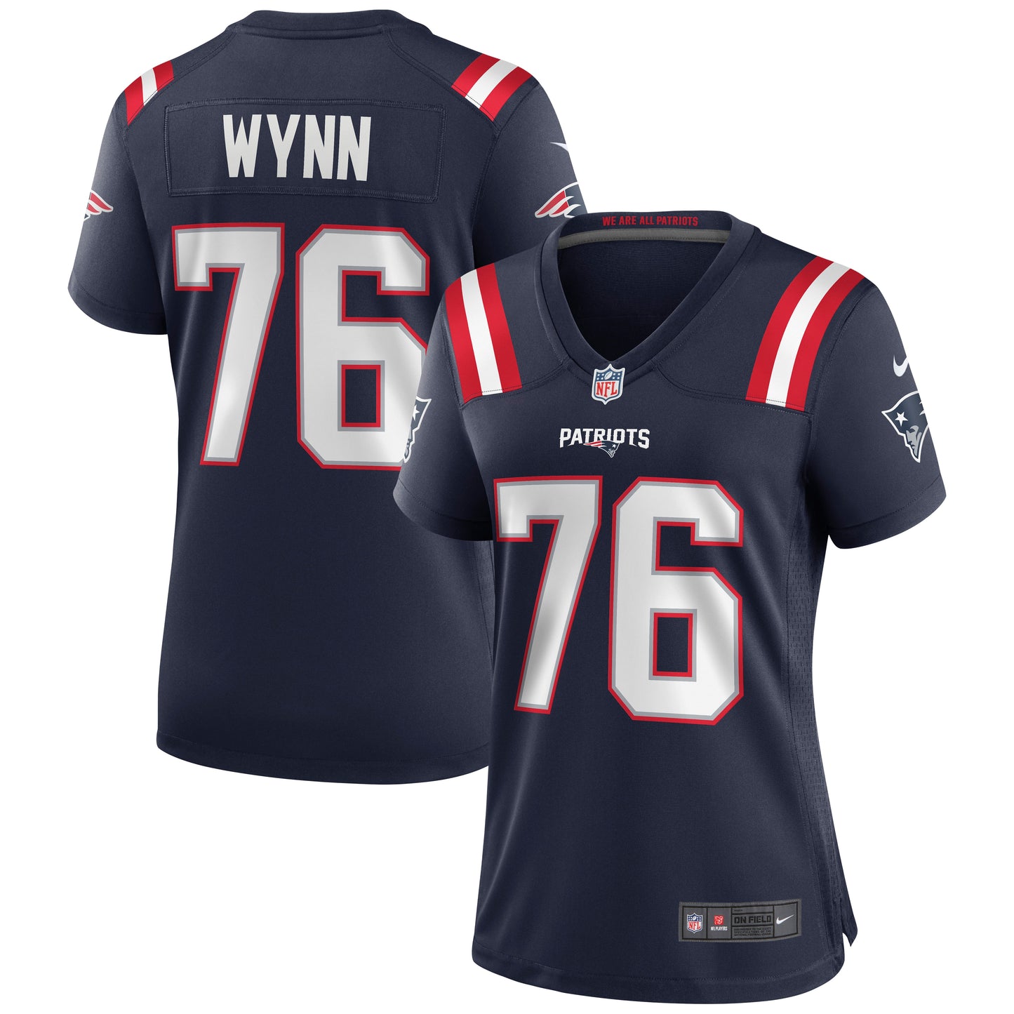 Isaiah Wynn New England Patriots Nike Women's Game Jersey - Navy