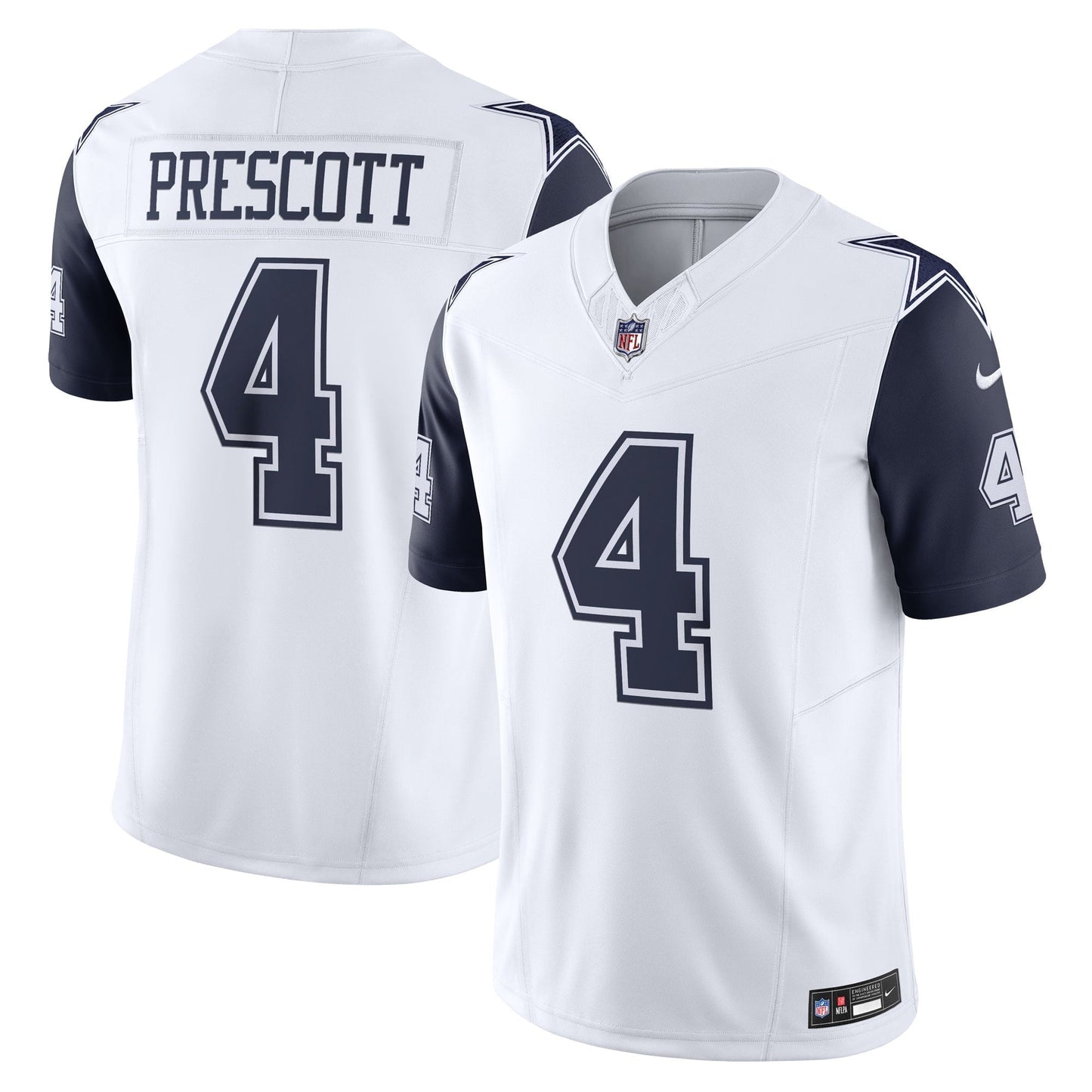 Men's Nike Dak Prescott White Dallas Cowboys Vapor F.U.S.E. Limited Jersey
