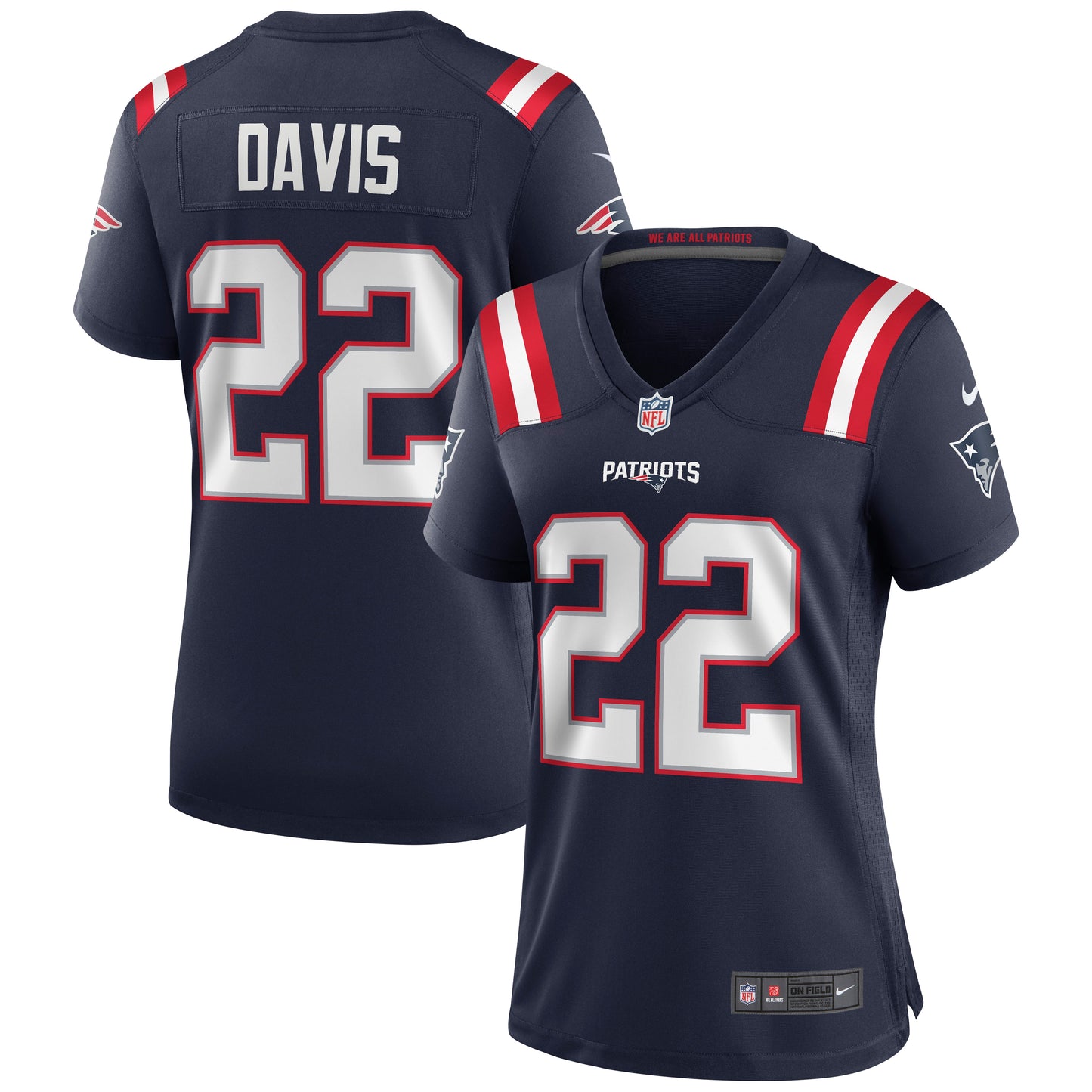 Cody Davis New England Patriots Nike Women's Game Jersey - Navy