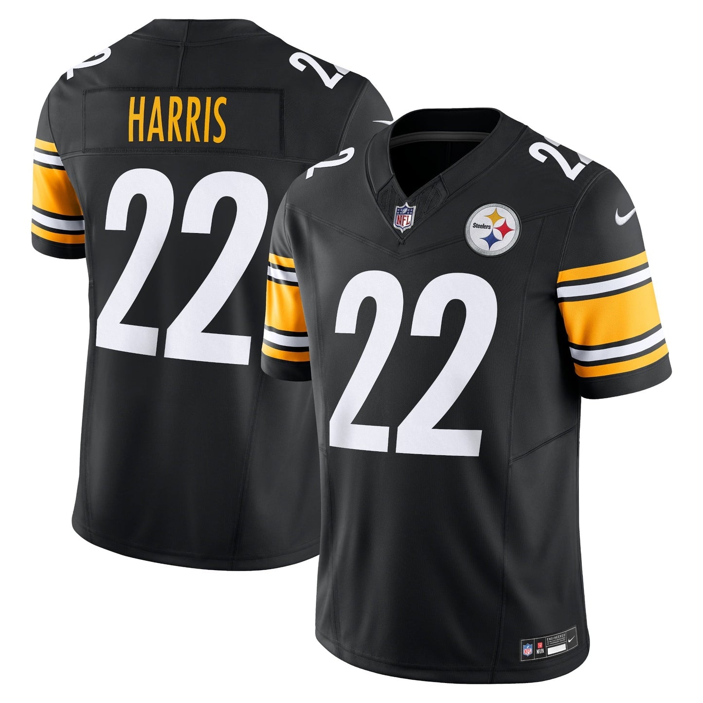 Men's Nike Najee Harris Black Pittsburgh Steelers Vapor F.U.S.E. Limited Jersey