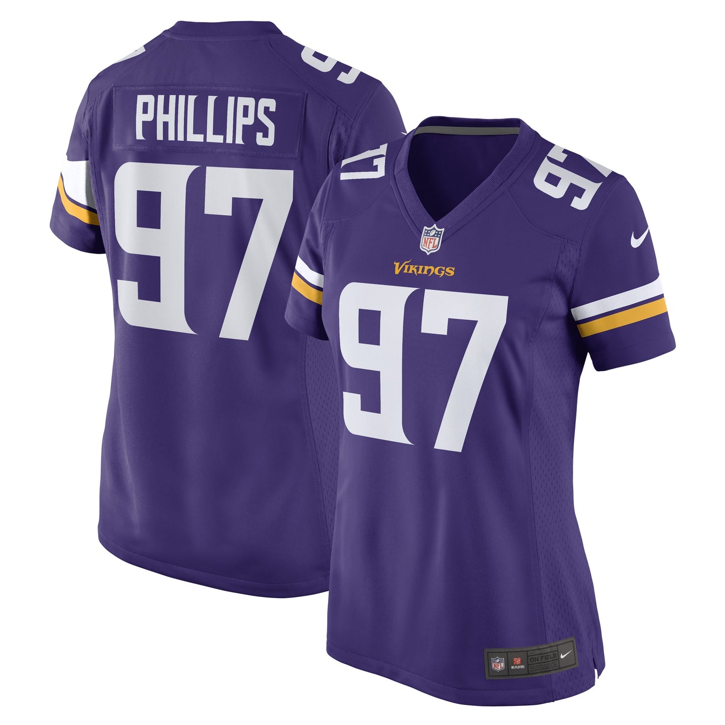 Harrison Phillips Minnesota Vikings Nike Women's Game Player Jersey - Purple