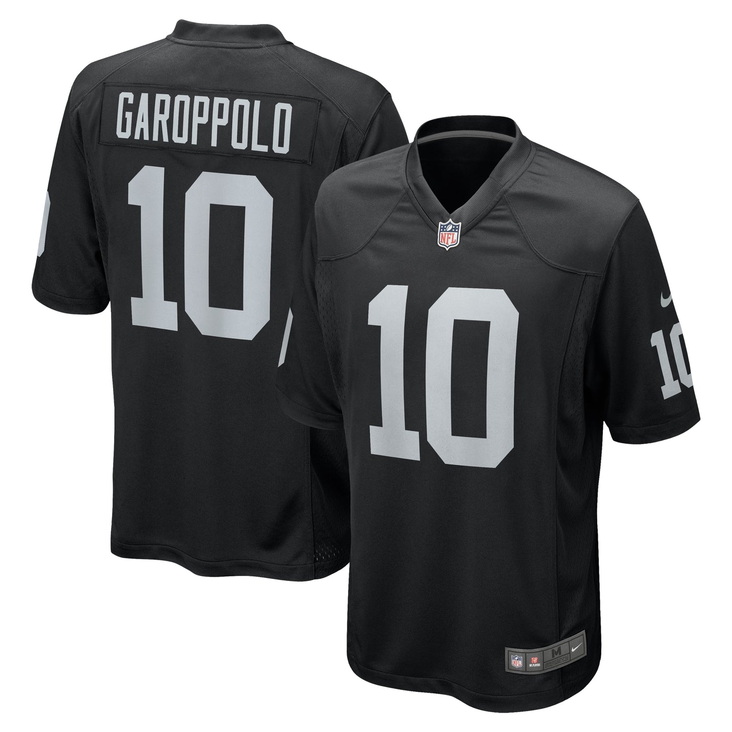 Jimmy Garoppolo Las Vegas Raiders Nike Game Player Jersey - Black