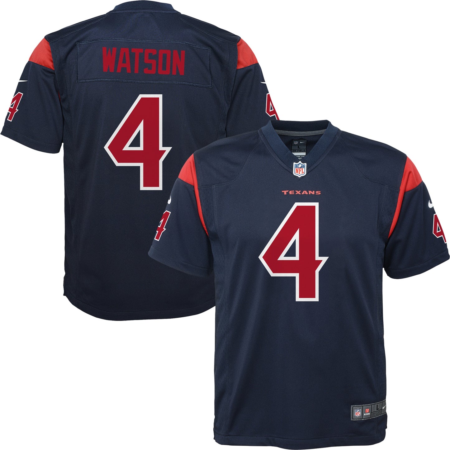 Deshaun Watson Houston Texans Nike Youth Color Rush Player Game Jersey - Navy