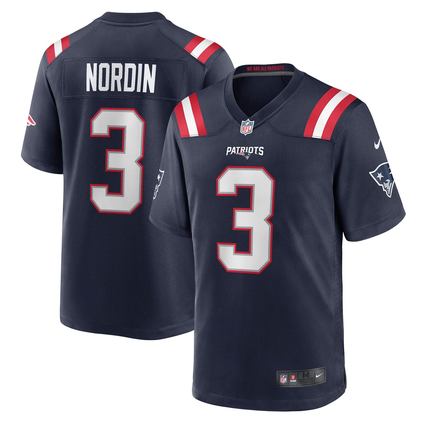 Quinn Nordin New England Patriots Nike Game Jersey - Navy