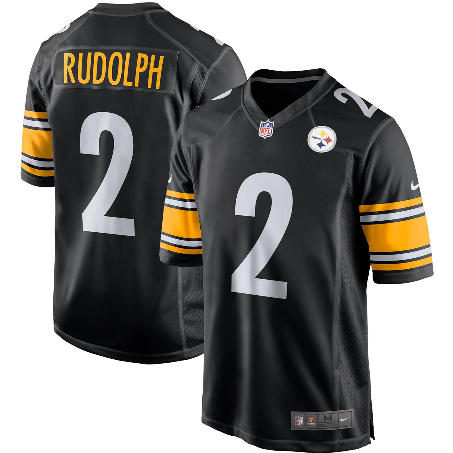 Mason Rudolph Pittsburgh Steelers Nike Game Player Jersey - Black