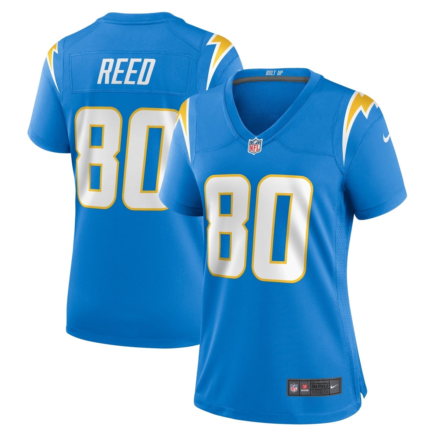 Women's Nike Joe Reed Powder Blue Los Angeles Chargers Home Game Player Jersey