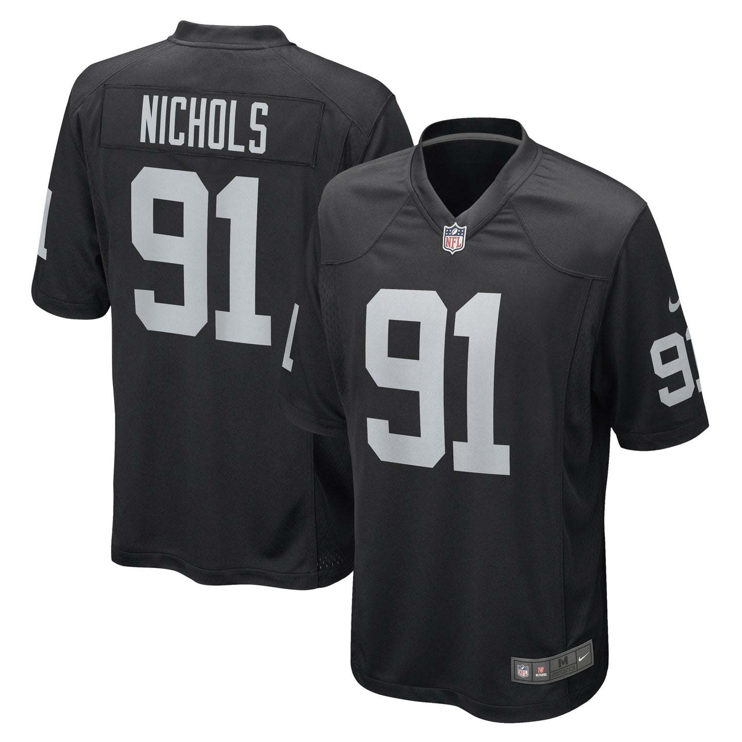 Bilal Nichols Las Vegas Raiders Nike Game Player Jersey - Black