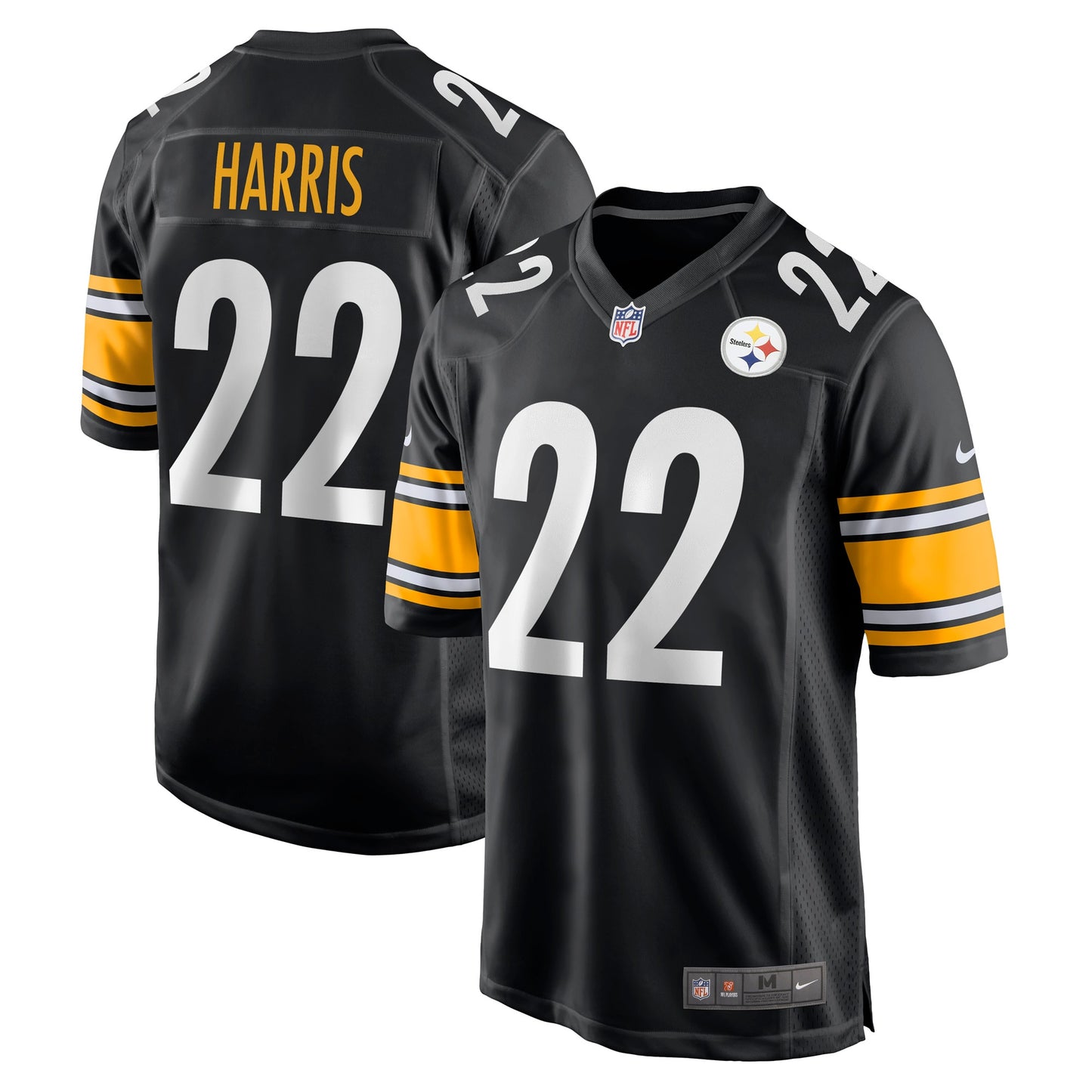 Najee Harris Pittsburgh Steelers Nike Game Jersey - Black