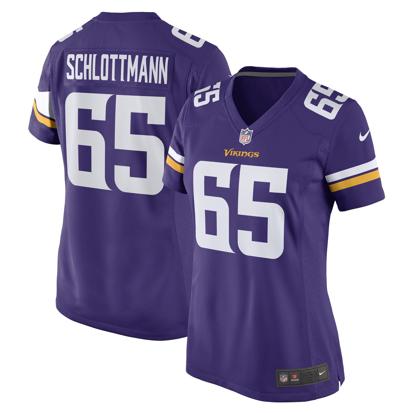 Austin Schlottmann Minnesota Vikings Nike Women's Game Player Jersey - Purple