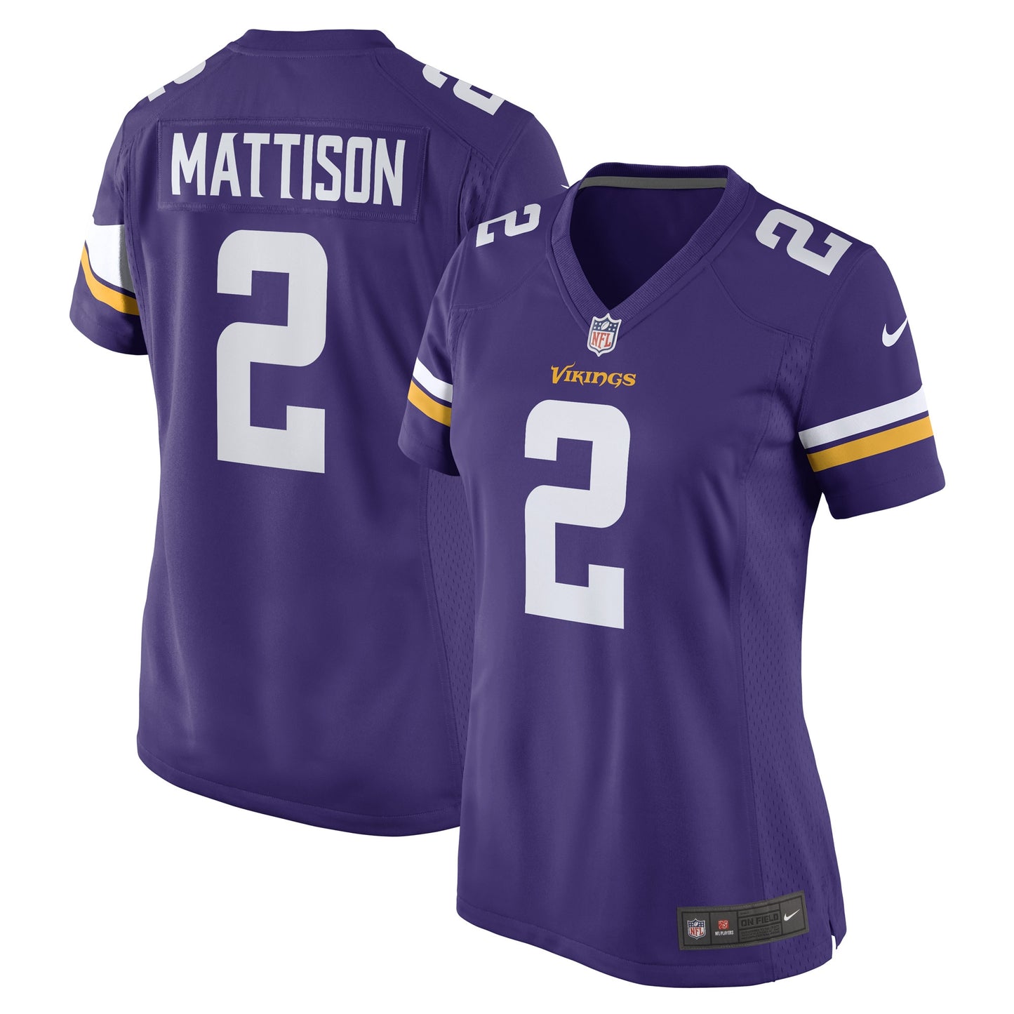 Alexander Mattison Minnesota Vikings Nike Women's Game Player Jersey - Purple