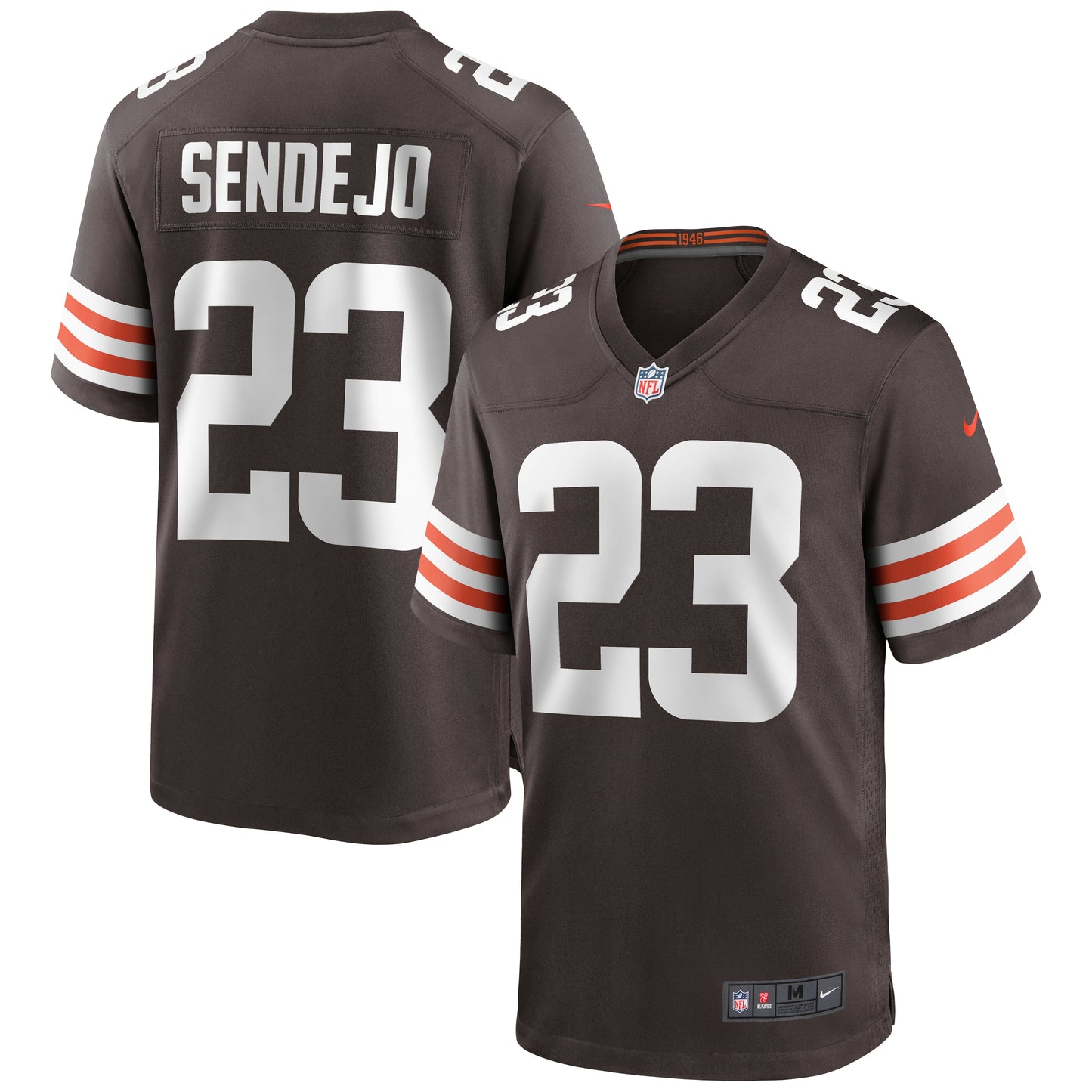 Andrew Sendejo Cleveland Browns Nike Game Jersey - Brown