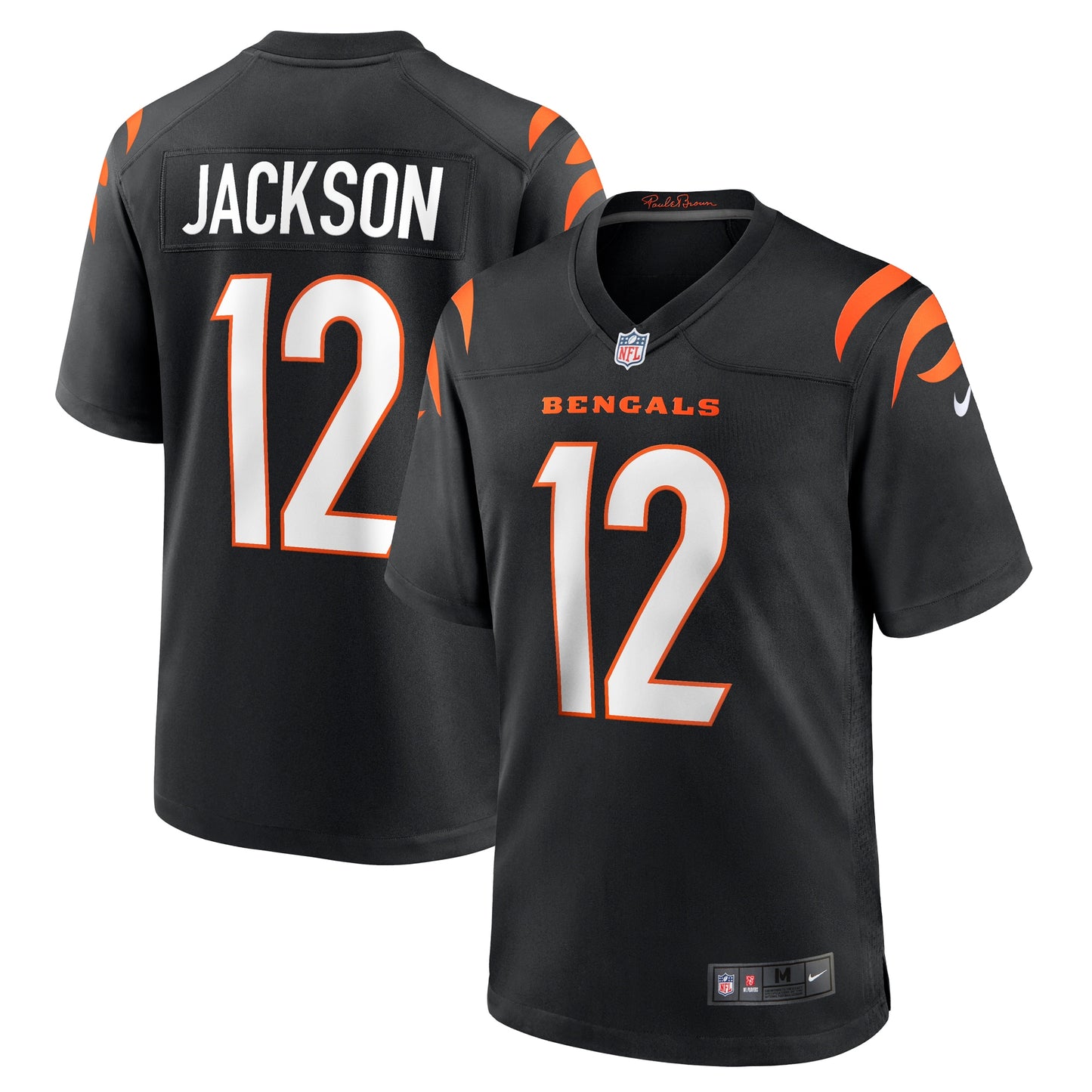 Shedrick Jackson Cincinnati Bengals Nike Team Game Jersey -  Black