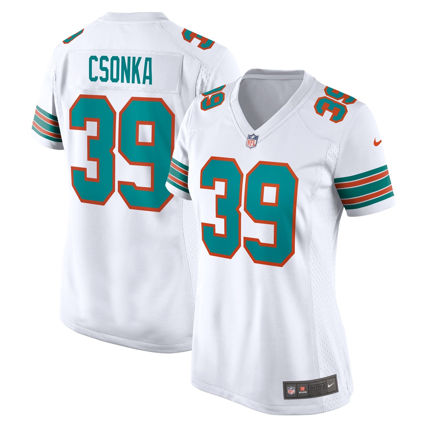 Larry Csonka Miami Dolphins Nike Women's Retired Player Jersey - White
