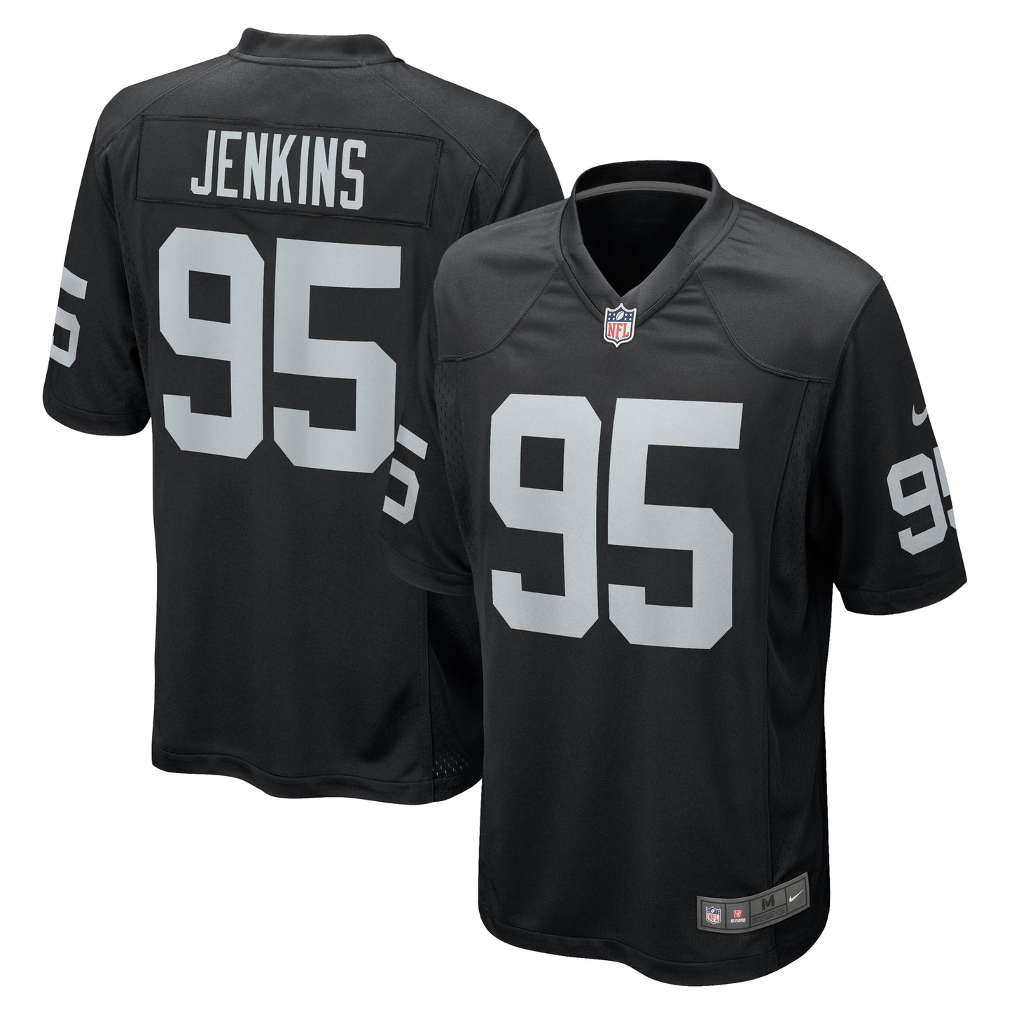 John Jenkins Las Vegas Raiders Nike Game Jersey - Black