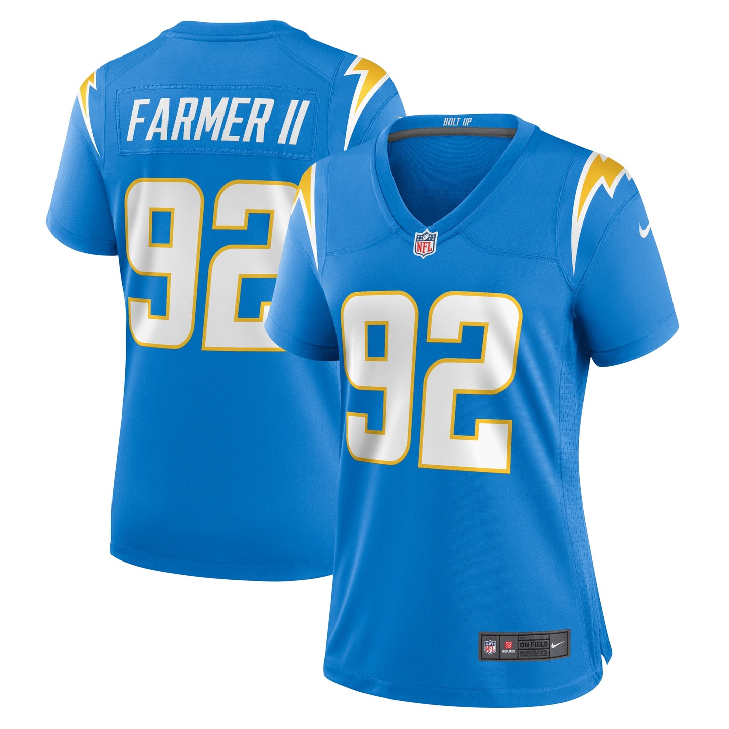 Andrew Farmer Los Angeles Chargers Nike Women's Team Game Jersey -  Powder Blue
