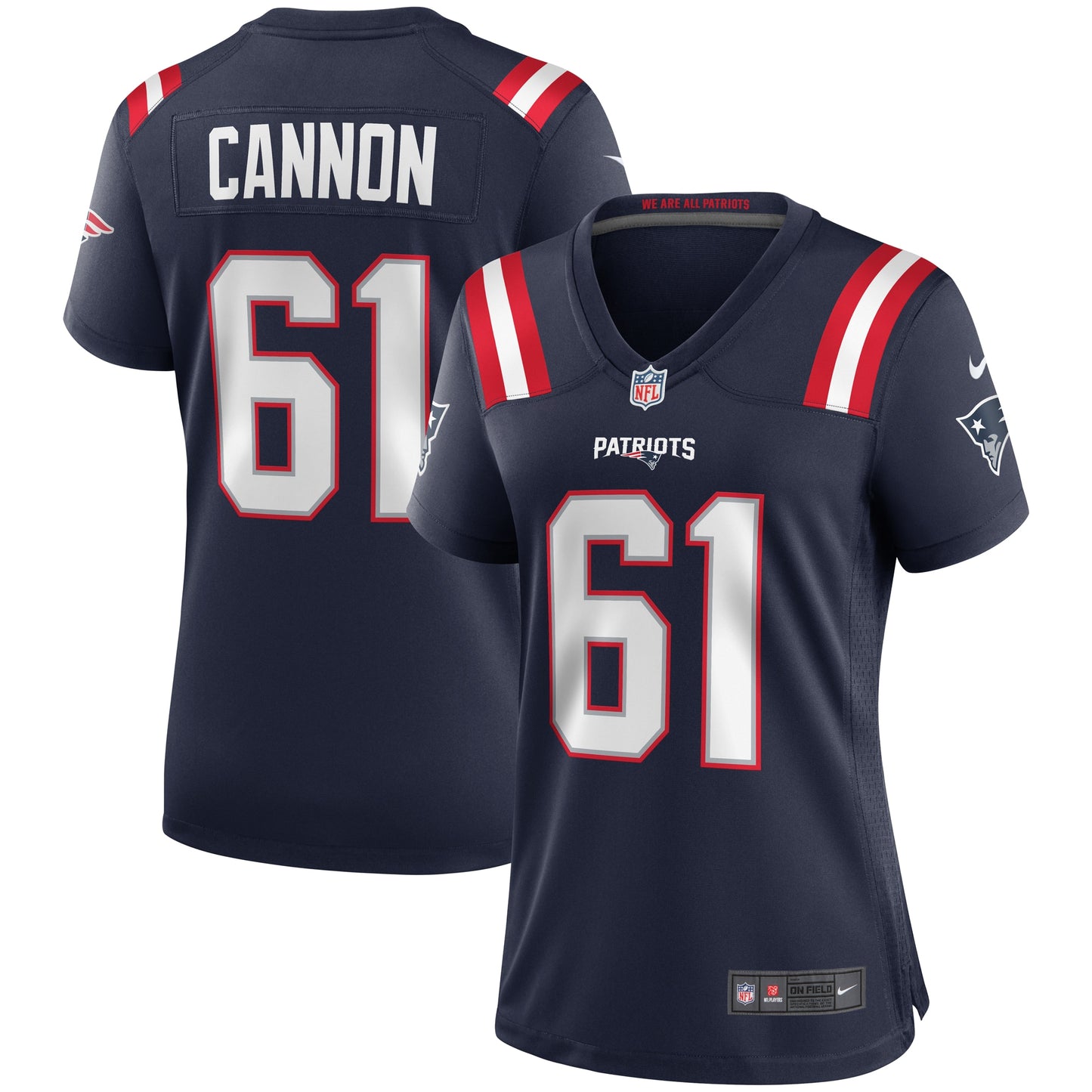 Marcus Cannon New England Patriots Nike Women's Game Jersey - Navy