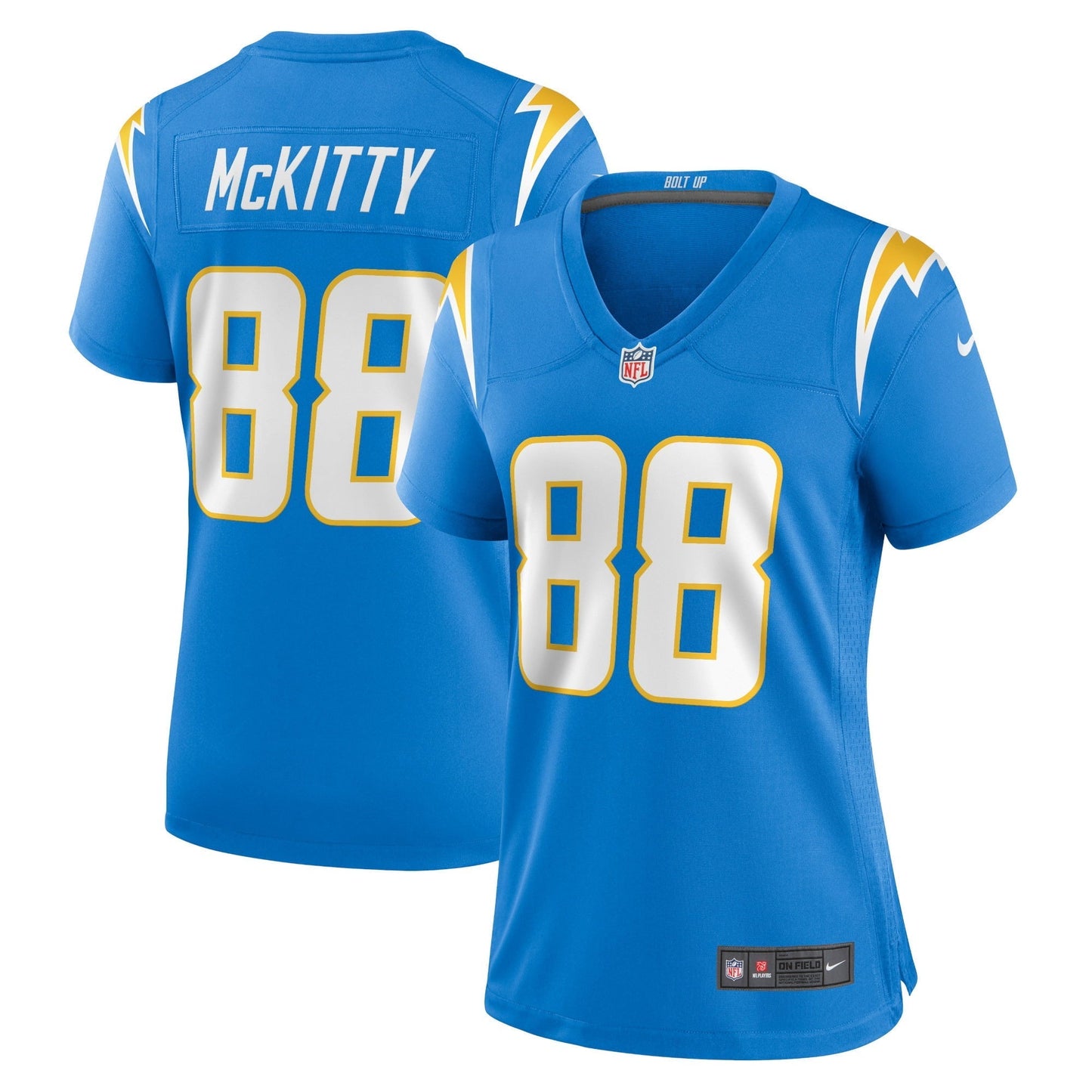 Women's Nike Tre McKitty Powder Blue Los Angeles Chargers Game Jersey