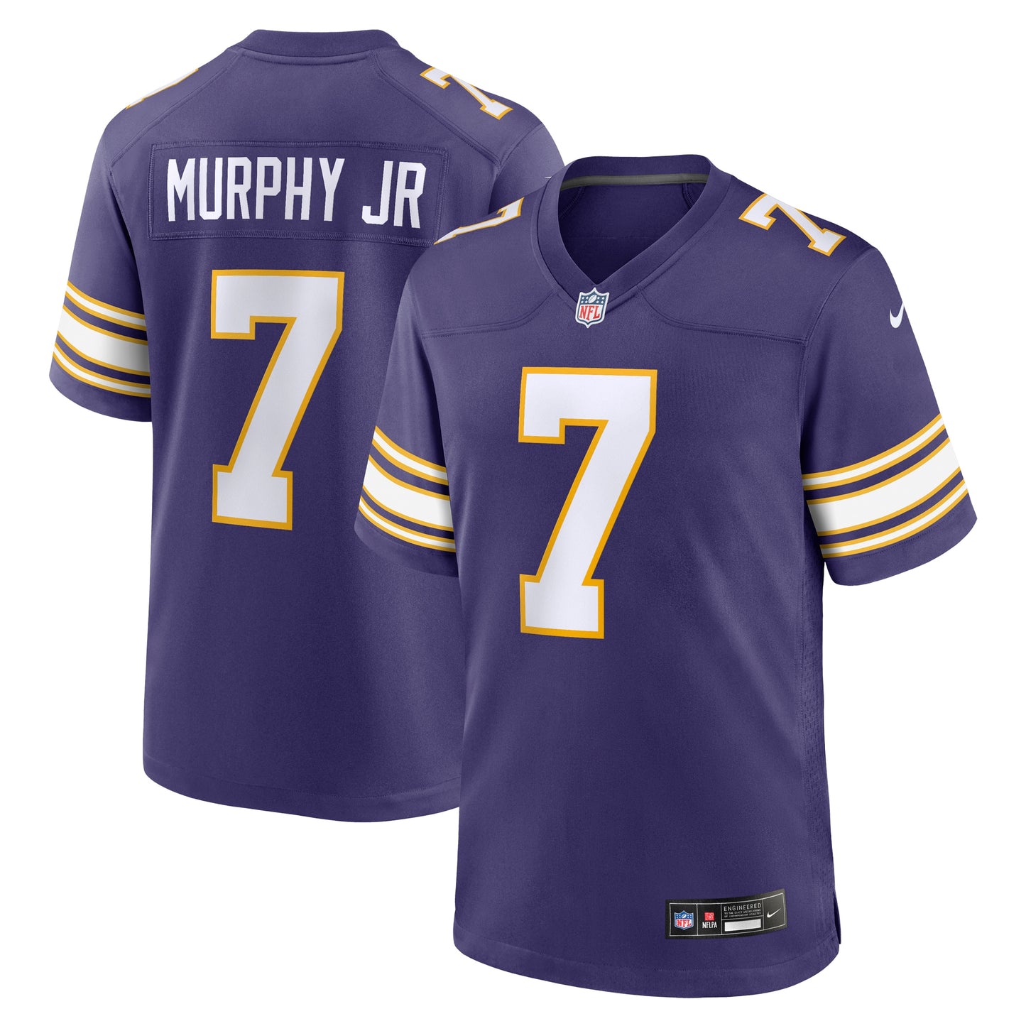 Byron Murphy Jr. Minnesota Vikings Nike Classic Player Game Jersey - Purple