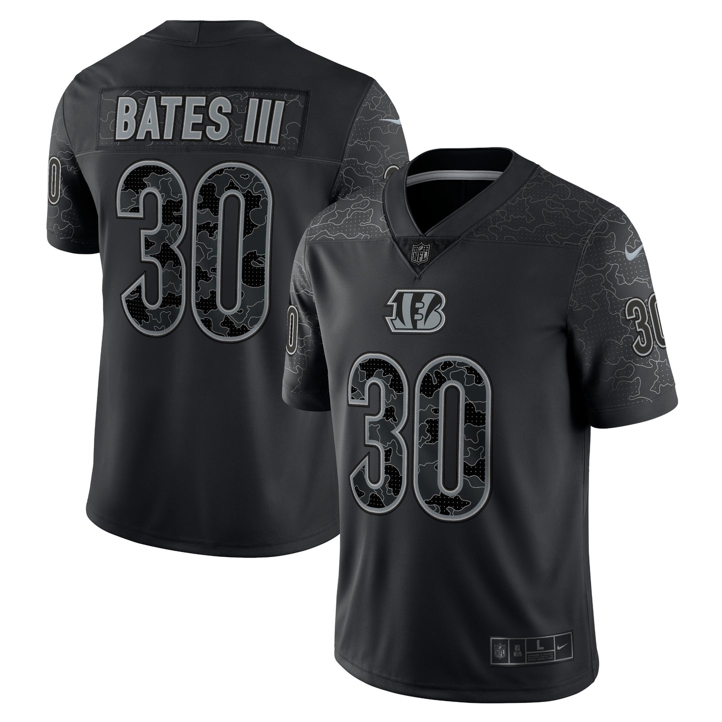 Jessie Bates III Cincinnati Bengals Nike RFLCTV Limited Jersey - Black