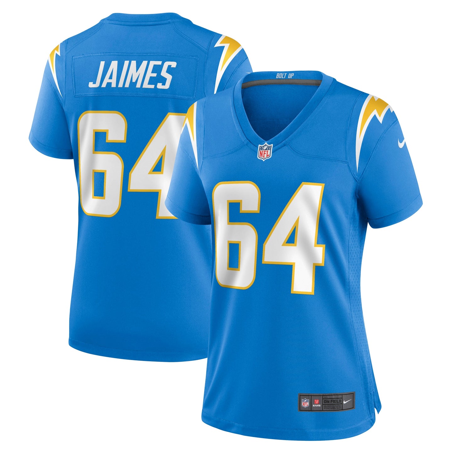 Brenden Jaimes Los Angeles Chargers Nike Women's Game Jersey - Powder Blue