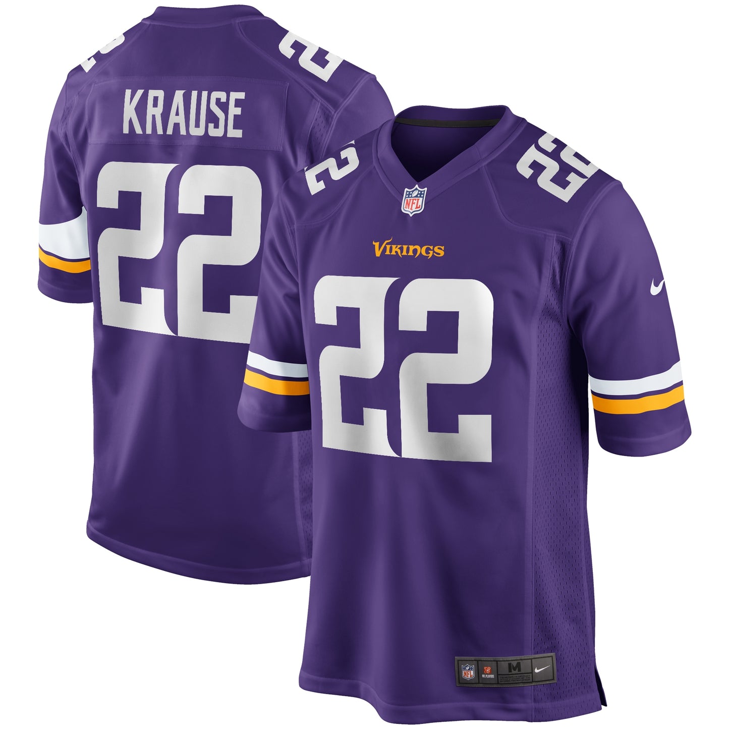 Paul Krause Minnesota Vikings Nike Game Retired Player Jersey - Purple
