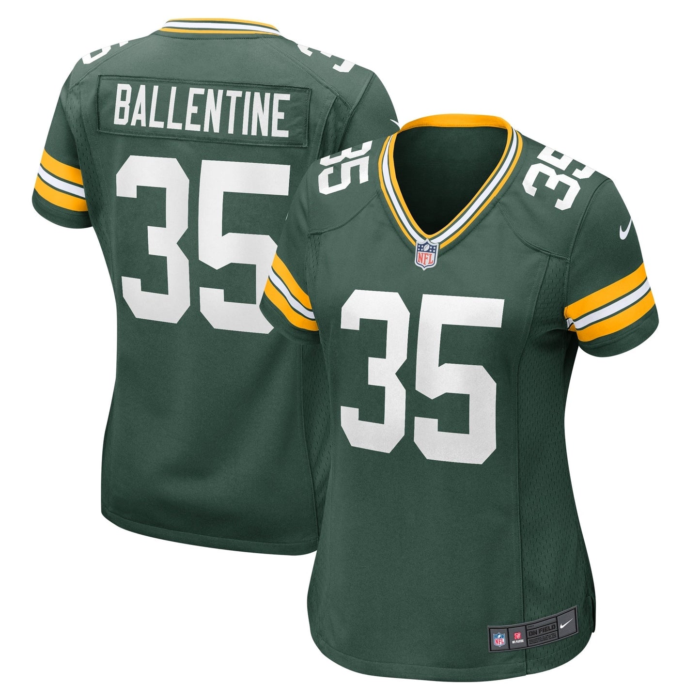 Women's Nike Corey Ballentine Green Green Bay Packers Home Game Player Jersey