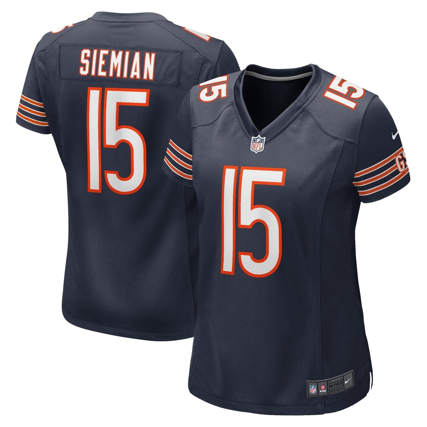 Women's Nike Trevor Siemian Navy Chicago Bears Game Player Jersey