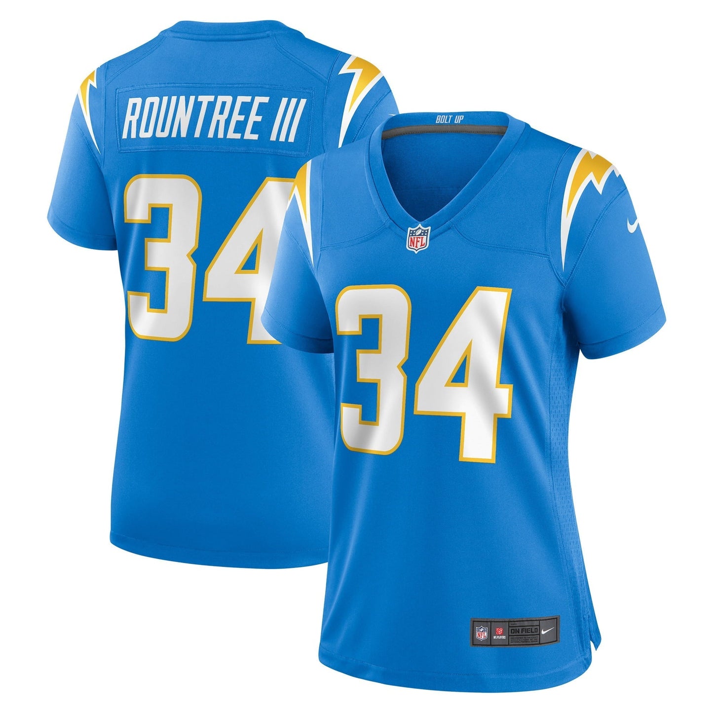 Women's Nike Larry Rountree III Powder Blue Los Angeles Chargers Player Game Jersey