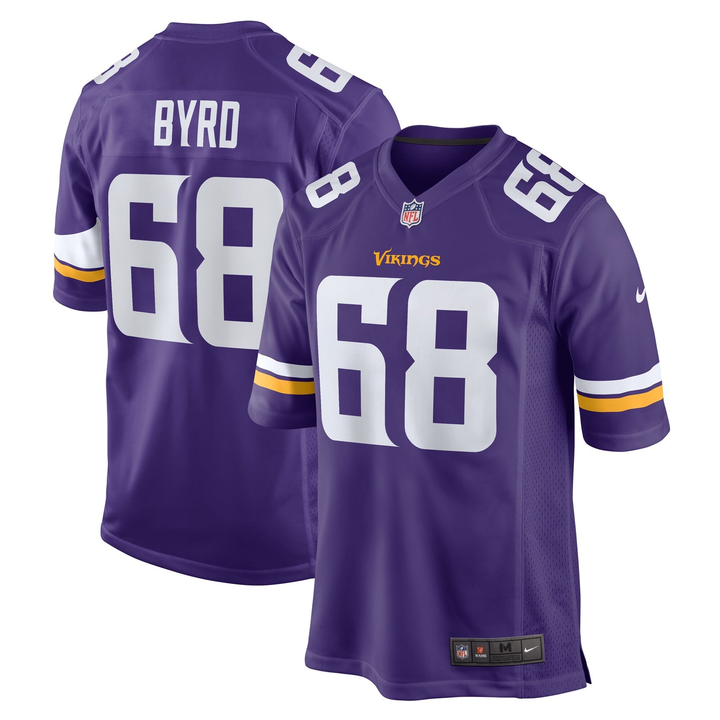 Henry Byrd Minnesota Vikings Nike Team Game Jersey -  Purple