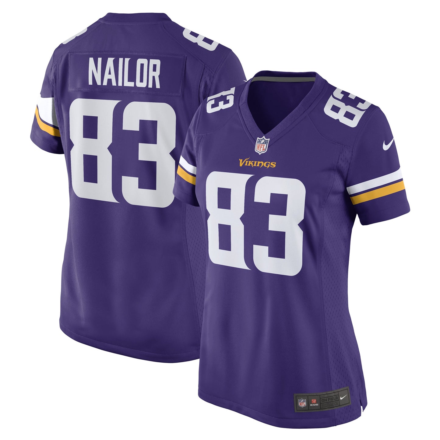 Jalen Nailor Minnesota Vikings Nike Women's Game Player Jersey - Purple
