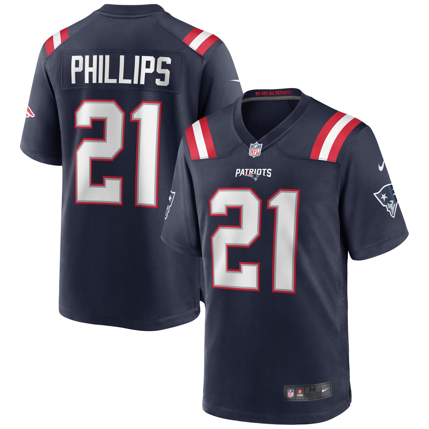 Adrian Phillips New England Patriots Nike Game Jersey - Navy